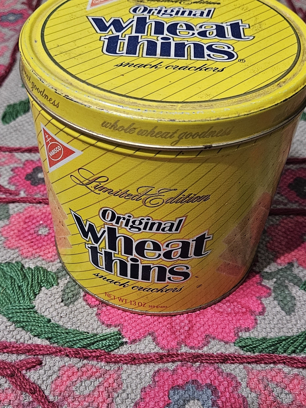 Vintage Wheat Thins Limited Edition Tin 1987